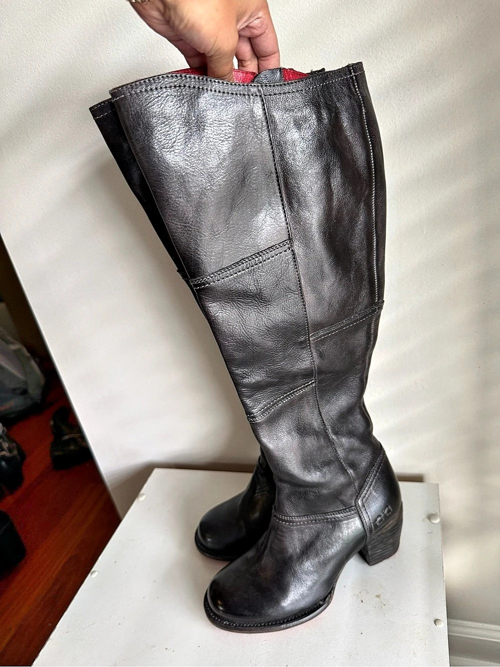 Bed Stu Kennice Black Over-the-Knee Boots